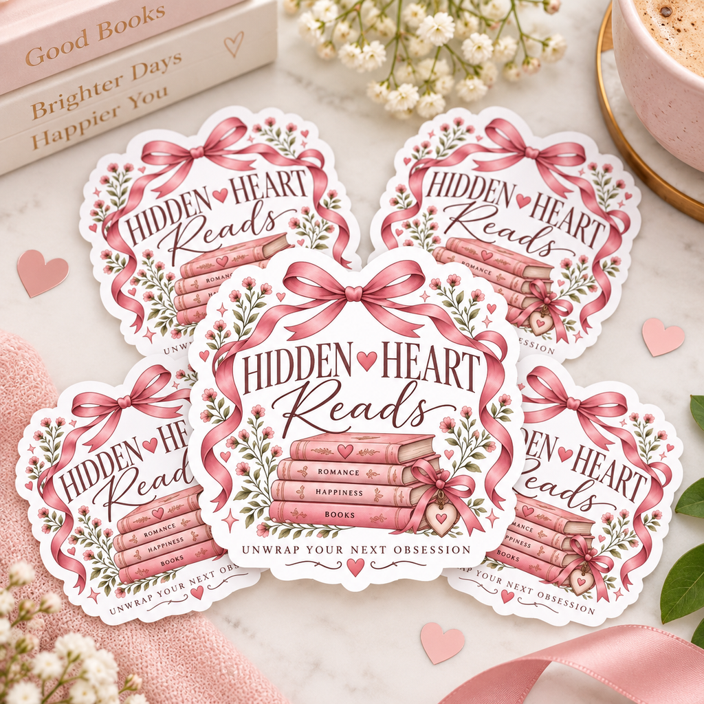 Hidden Heart Reads Bookish Sticker