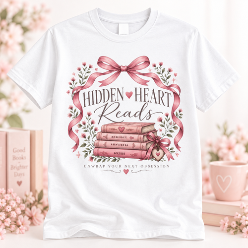 Hidden Heart Reads Bookish T-Shirt