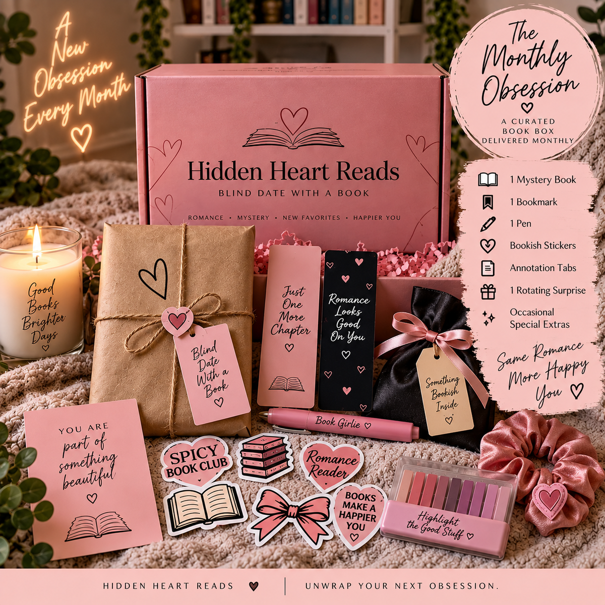 The Monthly Obsession | Monthly Book Box